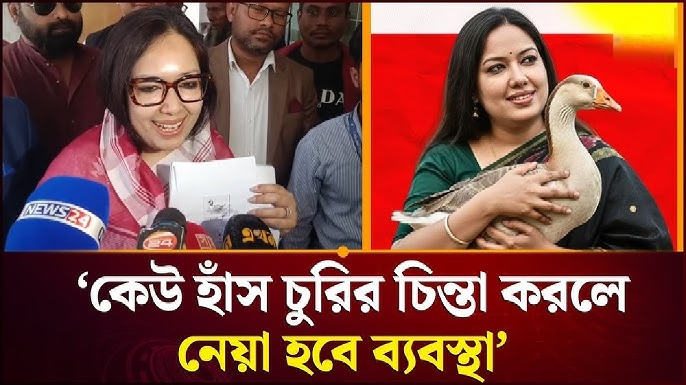 'হাঁস চুরির চেষ্টা করলে ছাড় দেব না', প্রতীক পেয়ে রুমিন ফারহানার হুঁশিয়ারি
