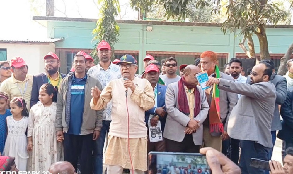 তানোরে পাঁচন্দর ইউপিতে বিএনপি প্রার্থী শরিফের নির্বাচনী গণসংযোগ