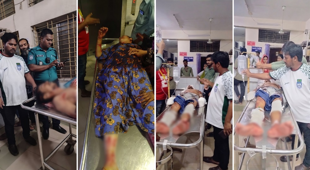 রাজশাহীতে মা ও ভাইকে কুপিয়ে জখম