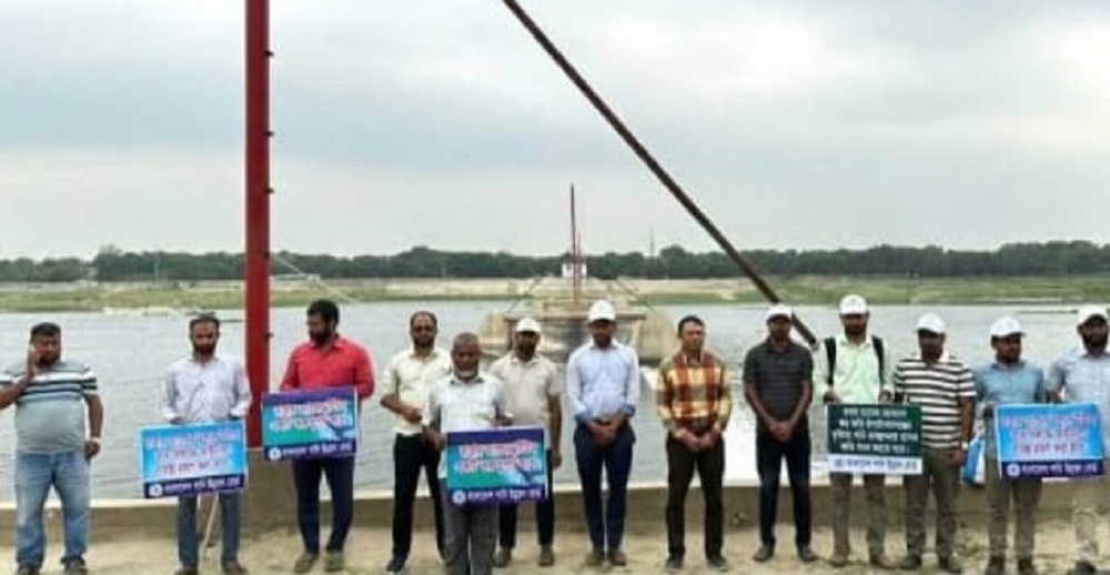 চাঁপাইনবাবগঞ্জের দেশের সর্ববৃহৎ রাবার ড্যাম প্রকল্পের নিরাপত্তা জোরদার