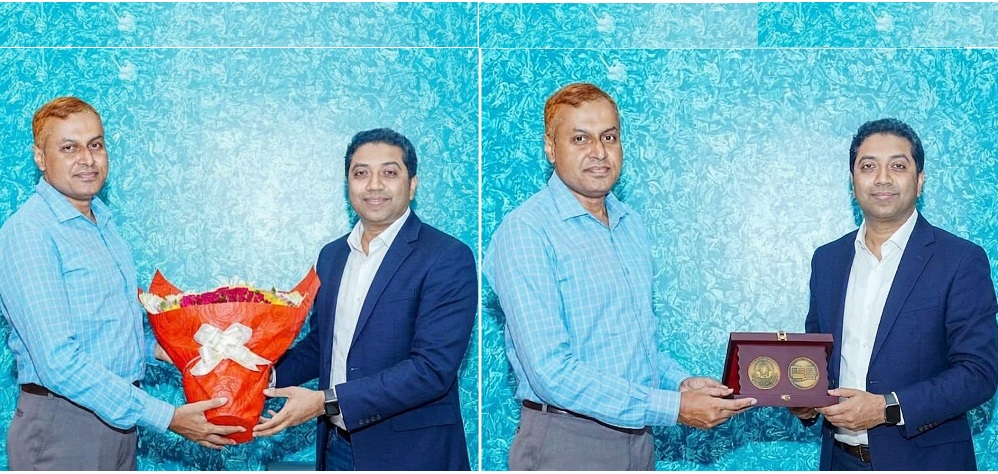 রাজশাহীতে প্রতিমন্ত্রী ববি হাজ্জাজের সঙ্গে আরএমপি কমিশনারের সৌজন্য সাক্ষাৎ