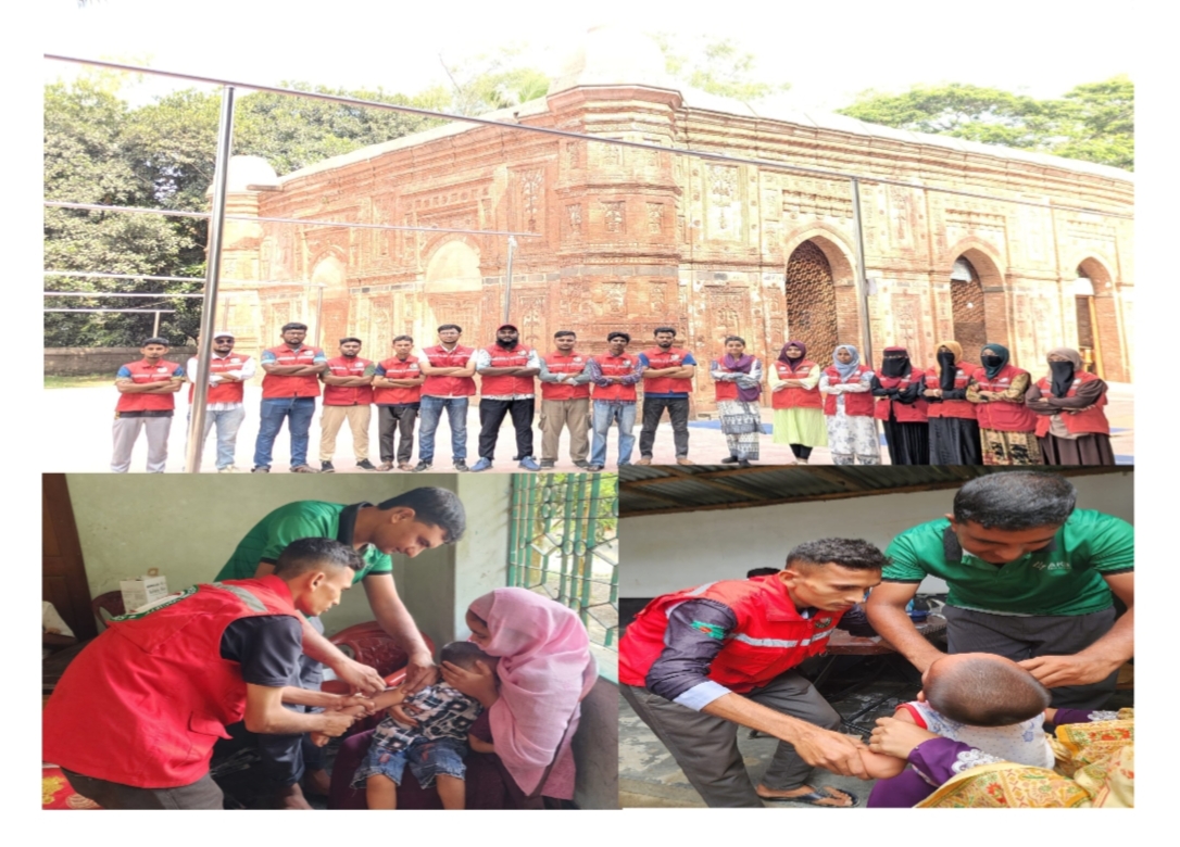 বাঘায় হাম-রুবেলা টিকাদান ক্যাম্পেইন