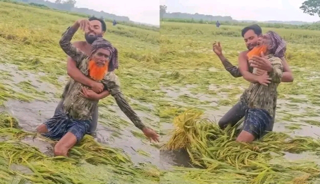 কৃষকের স্বপ্ন এখন পানির নিচে,