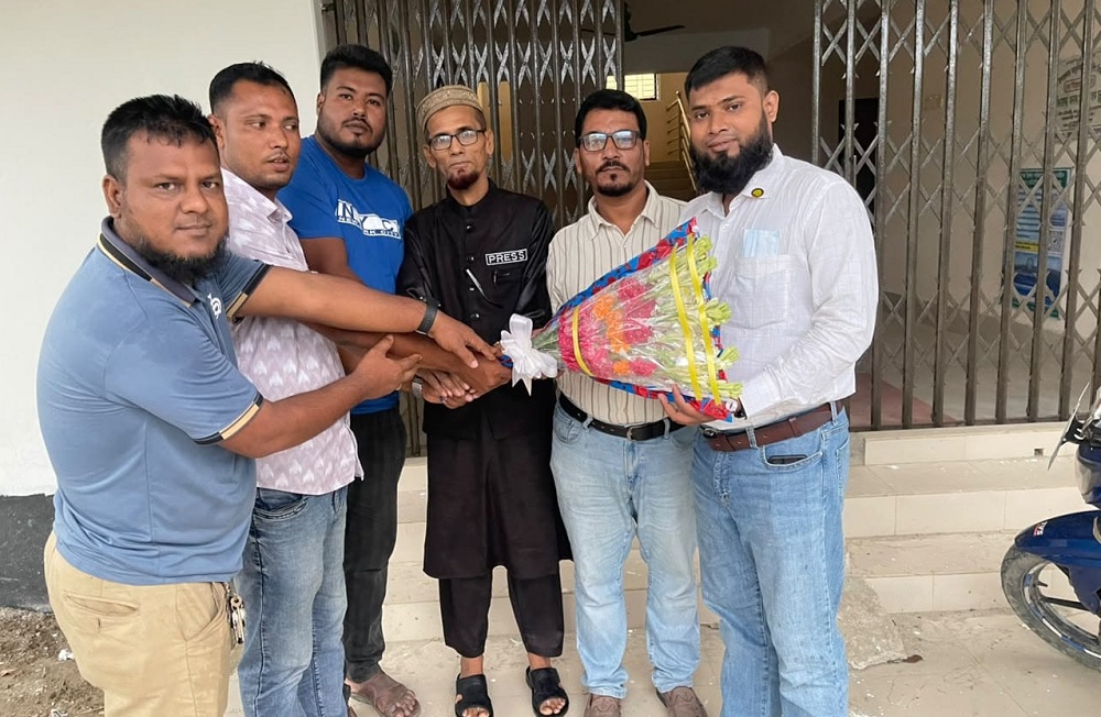 তাড়াইলে জাতীয় সাংবাদিক সংস্থার কেন্দ্রীয় নেতৃবৃন্দের সাংগঠনিক সফর ও সংবর্ধনা