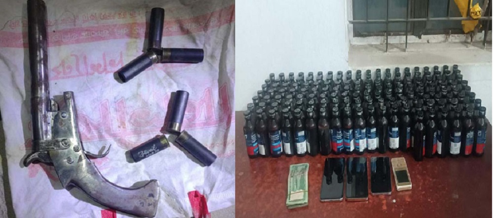 রাজশাহীতে আগ্নেয়াস্ত্র উদ্ধার, ফেনসিডিলসহ গ্রেপ্তার ৩