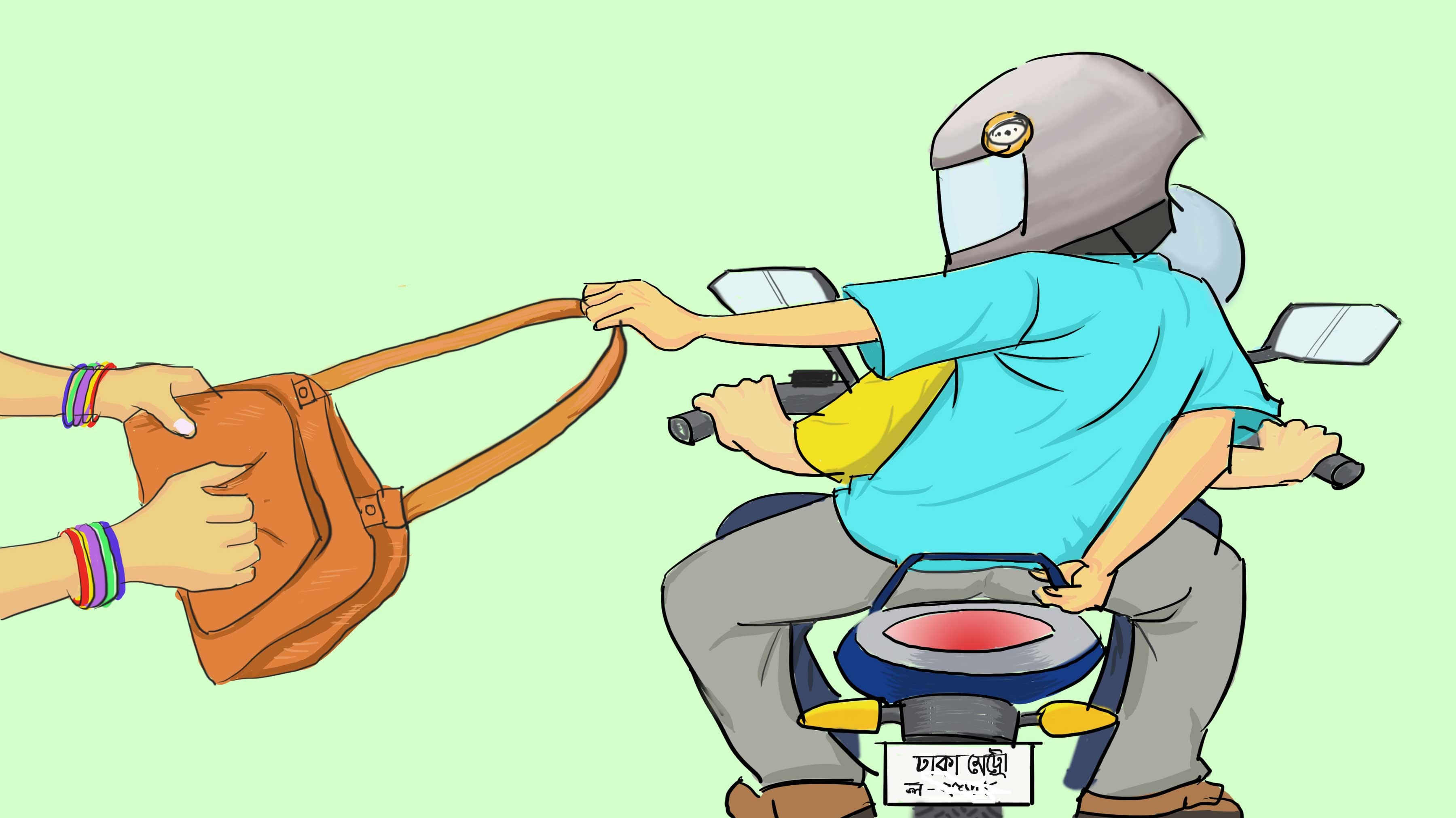রাবি শিক্ষিকার ব্যাগ ছিনতাই