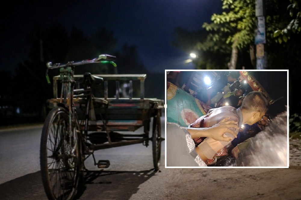 চাঁপাইনবাবগঞ্জে দুর্বৃত্তদের হামলায় ভ্যানচালক গুরুতর আহত, রামেক হাসপাতালে স্থানান্তর